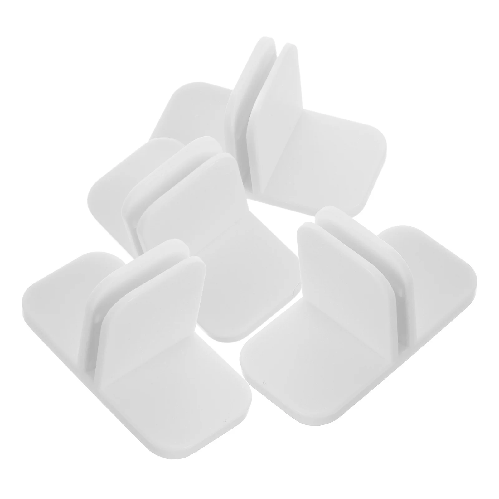 

4Pcs Drawer Divider Clip Plastic Kitchen Drawer Fixing Clips Organizer Holder Supporting Clip for Kitchen Vanity Drawers