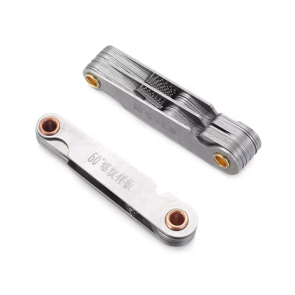 55/60 Grad metrische Zoll Gewinde Plug Gauge Getriebe Zahn Schraube Pitch Messgeräte Mess Center Metrisch Gewinde Messwerkzeuge – Detail 5