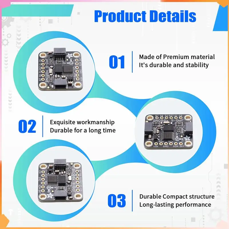 Для Adafruit 9-DOF Orientation IMU Fusion Breakout BNO085 (BNO080) STEMMA QT/Qwiic