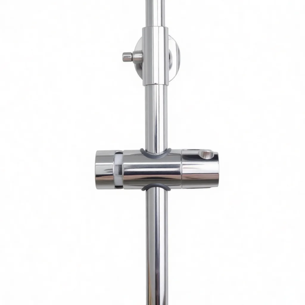 Handheld Shower Head Slider Bracket Adjustable Replacement Mount For Bathroom Railing No Drill Easy Install Part - view 2