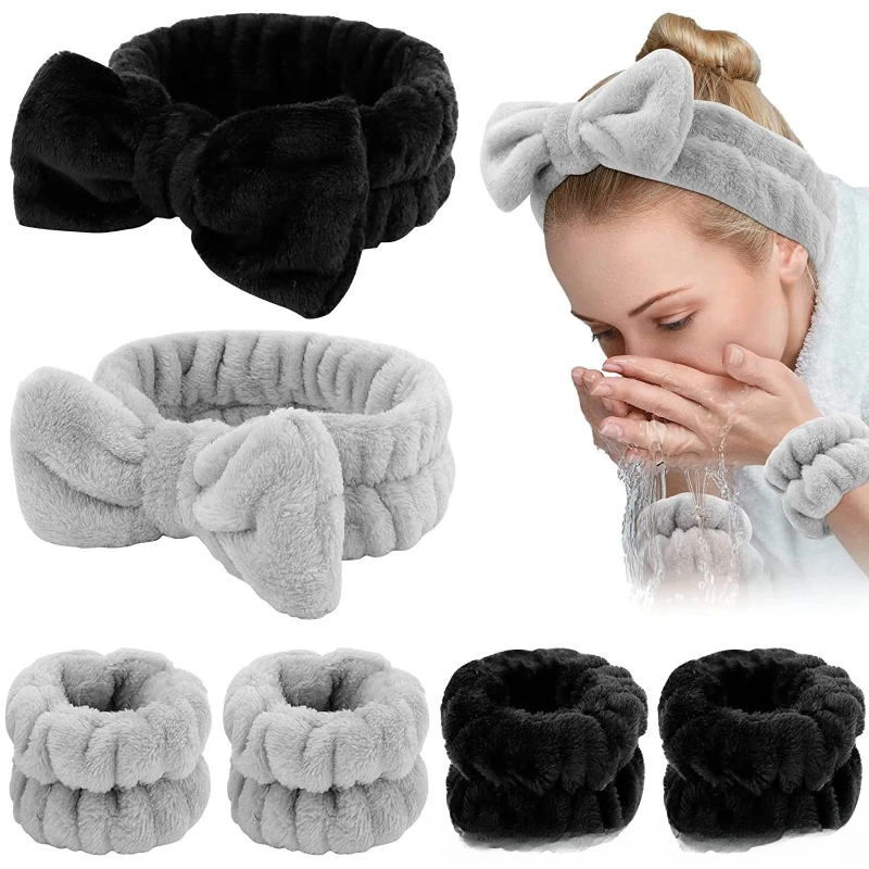 

Европейский и американский трансграничный бант, модный браслет для волос, набор для мытья лица, спортивная повязка на голову для йоги, макияжа, женские аксессуары