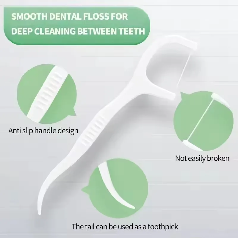 1/3/6/20 Box Portable Disposable Dental Floss Plastic Toothpick High-tension Dental Floss Stick Dental Floss Box ﻿Oral Care - view 2
