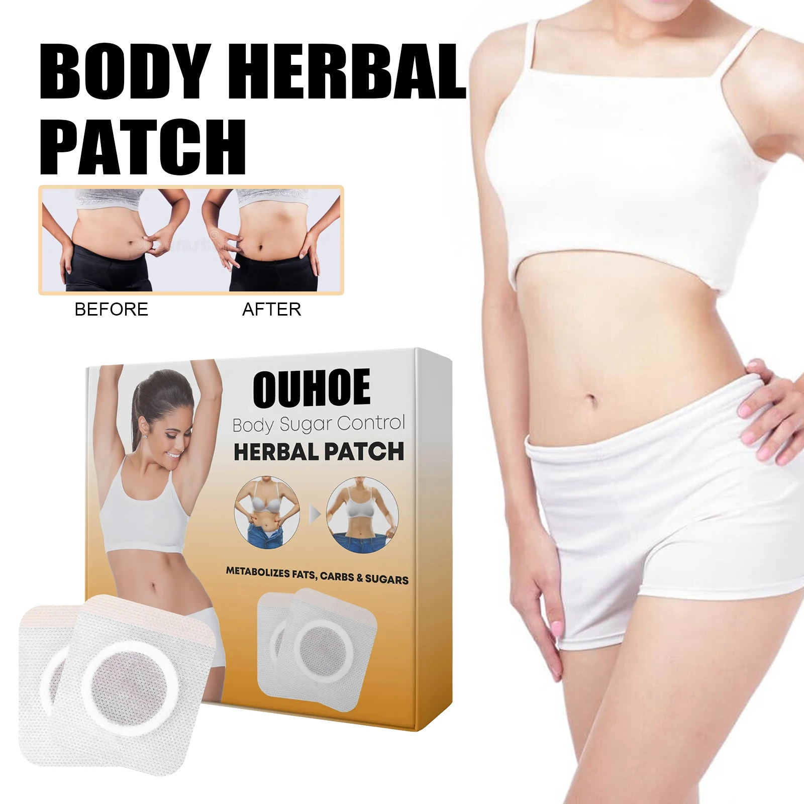 

Body shaping patch, body slimming, firming skin, showing off shape, belly beauty, light shape patch
