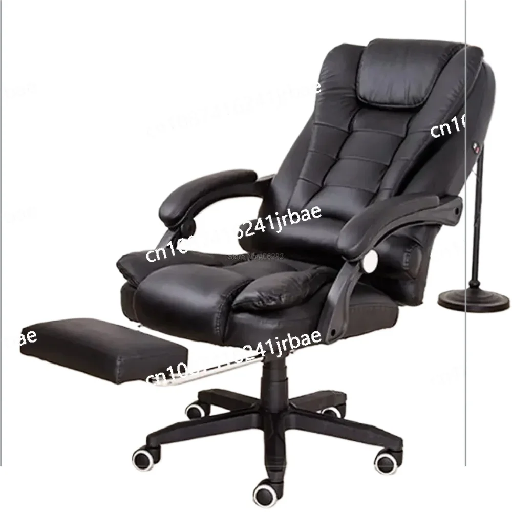 

Ergonomic Computer Gaming Chair Internet Cafe Seat Household Reclining Seven-point massage Chair With Footrest Office BossChair