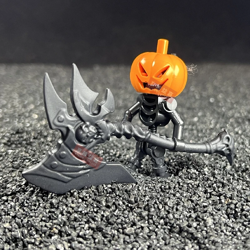 New Single Sale MOC Bricks Halloween Ghost Skeleton Assembly Action Figure Educational Building Blocks Children Toys Gifts