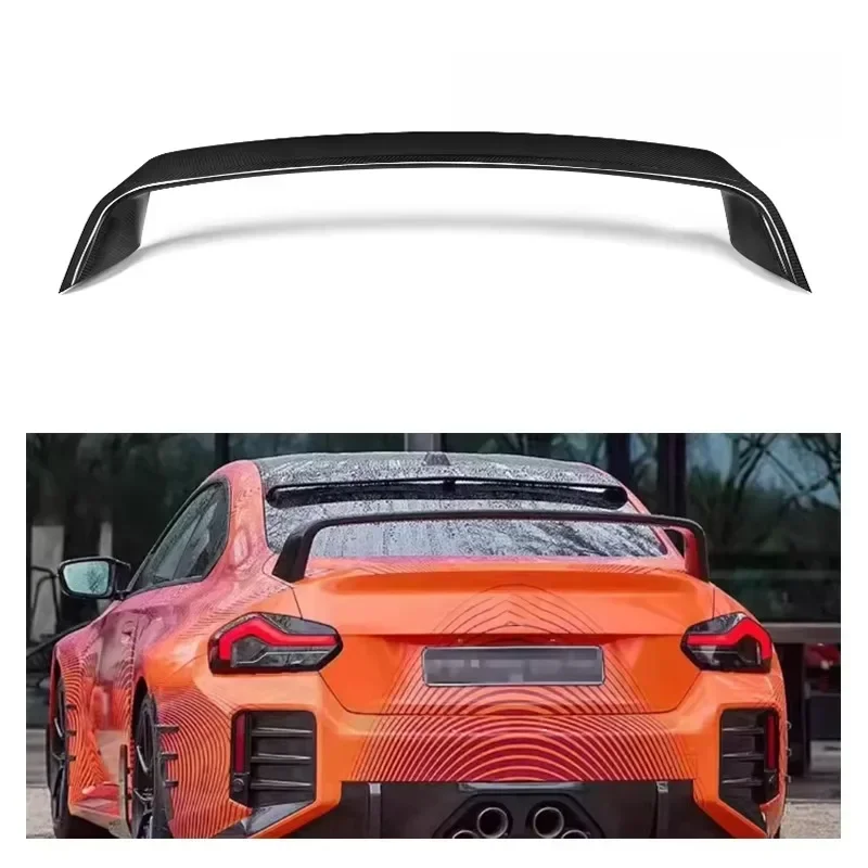 

New! MP Dry Carbon Fibre For BMW M2 G87 2023+ Spoiler Tail Fins Rear Spoiler Guide Wing Rear Wing Body Kit Car Accessories Decor