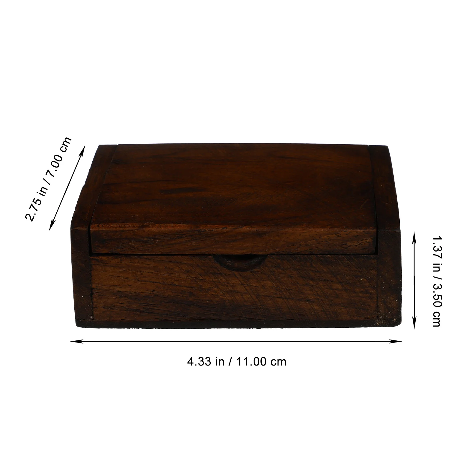 กล่องใส่บัตรไม้ 1 ชิ้น กล่องเก็บของ กล่องใส่เครื่องประดับ กล่องจัดระเบียบบนโต๊ะทำงาน กล่องใส่ของจุกจิกขนาดเล็ก สำหรับบ้านและสำนักงาน