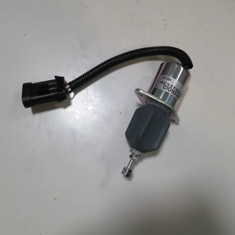 Factory Supply 3931570 Engine Parts Shutoff Valve Fuel Shut off Fuel Shutdown Solenoid Double Head Fuel Shutoff Valve
