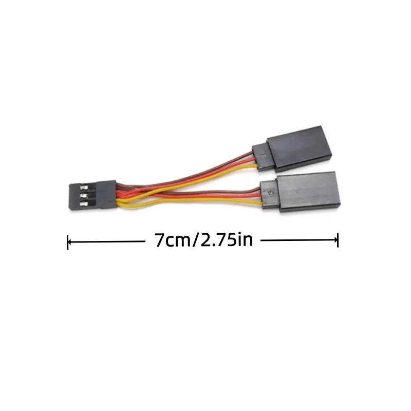 JR Servo Splitter Cable Y Harness 1 to 2 Servo Extension Wire for RC Airplane Drone Car Futaba JR Servo