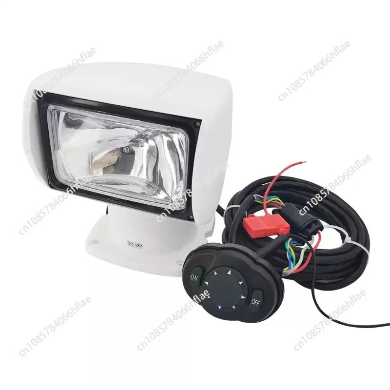 12V 24V Marine Searchlight High Power Waterproof LED Boat Spotlight for Yacht Night Navigation & Vessel Emergency Lighting