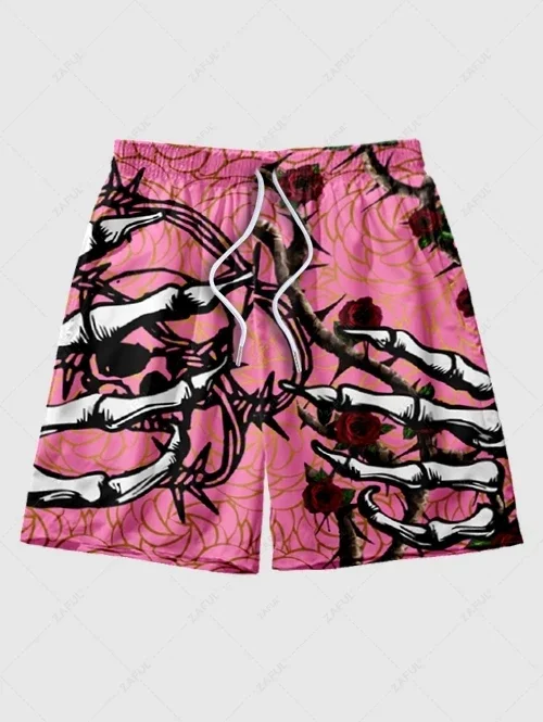 

Men's Hawaiian 3D Cartoon Y2K Pattern Beach Shorts Quick Dry Outdoor Leisure Sports Shorts Fashion Men's Shorts