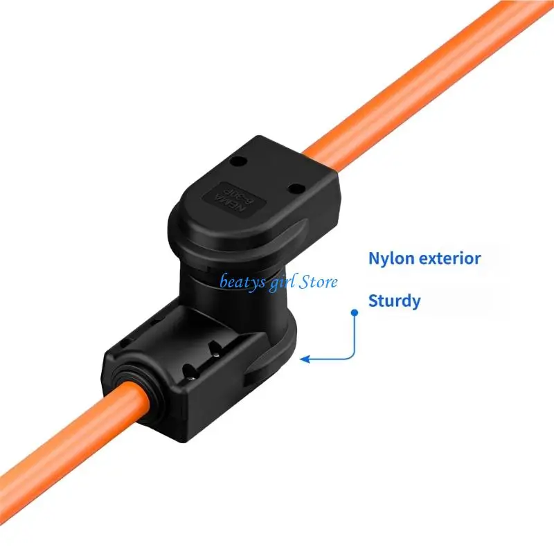 C7AB Power Outlet NEMA 6-30R Receptacle 30Amp 250Volt 2 Poles 3 Wire Cord End Socket For Dryers And Machinery