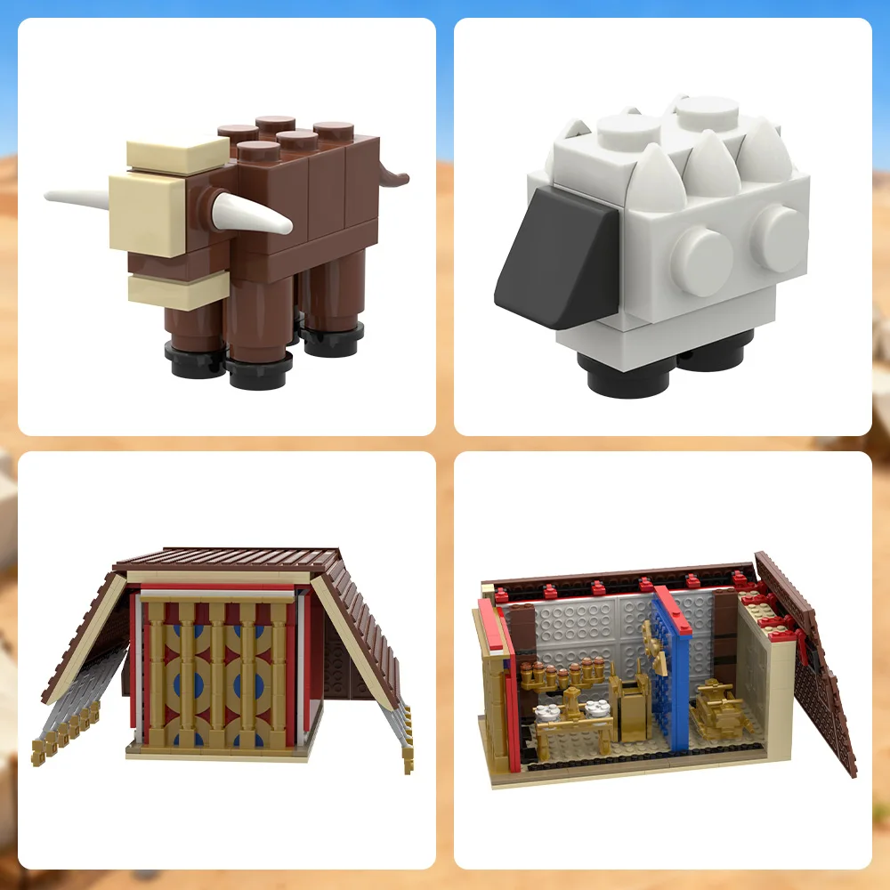 

Gobricks MOC The Tent of Meeting Building Blocks Toys Gift