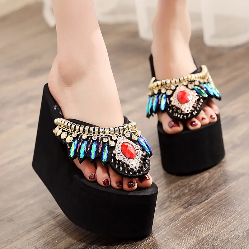 Women Flip Flops Summer Beach Platform New Style Woman Slippers Summer New Unique Shoes for Women Fashion Sandals Promotio