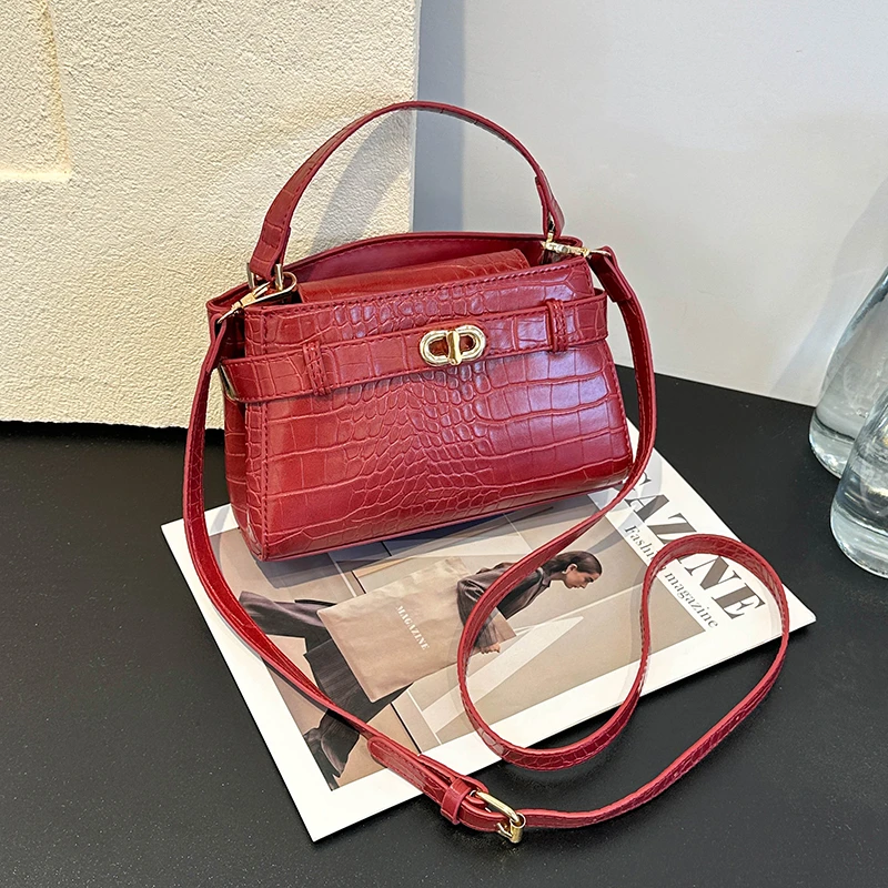 

Classic Women's Handbag Leather Shoulder Bag Luxury Brand Famous Designer Elegant Popular Messenger Bag