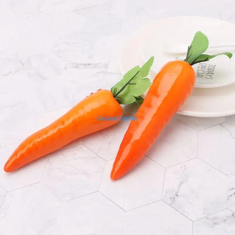 E15D Carrot Carrot Simulation Fake Vegetable Photo Props Home Kitchen