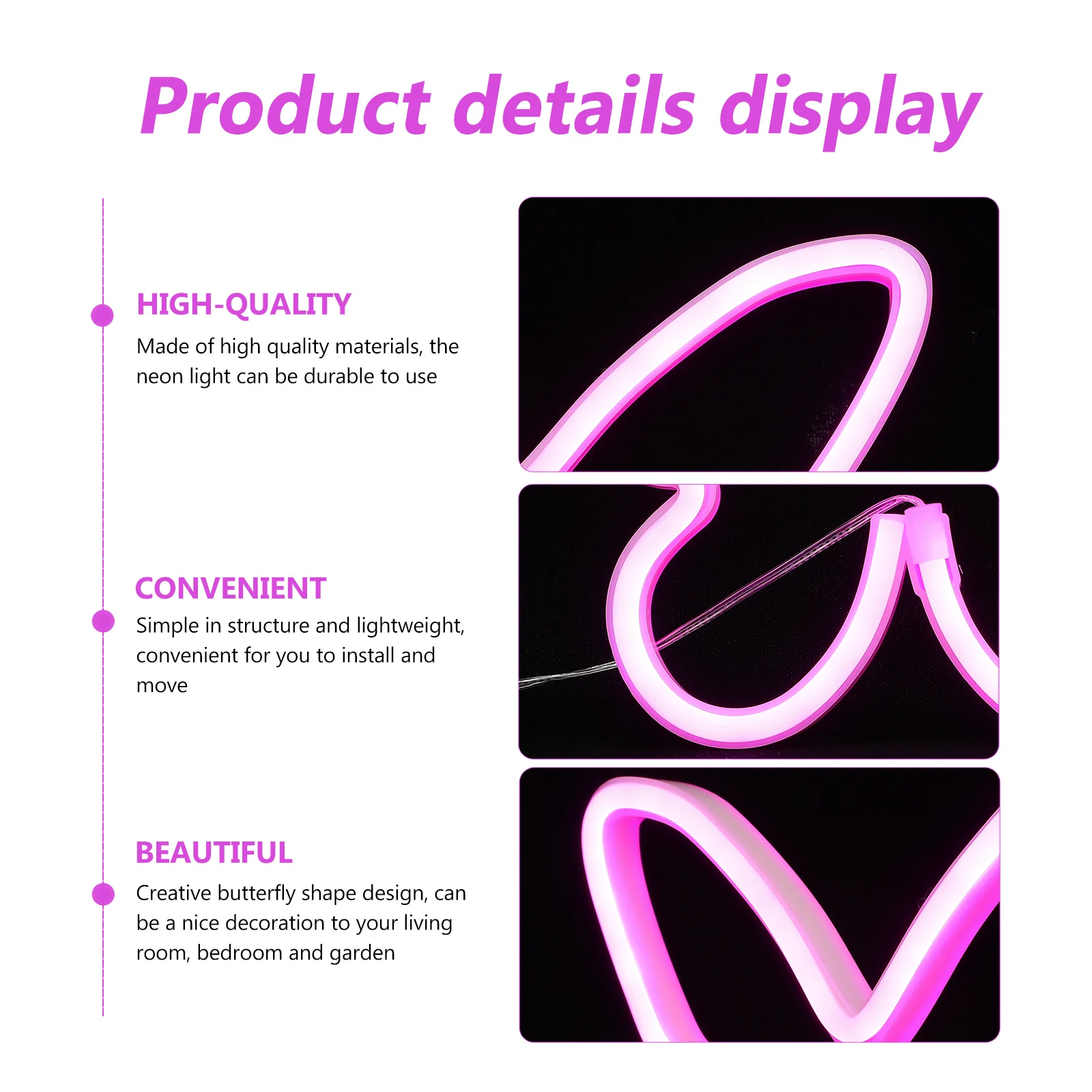 1 قطعة ضوء الزخرفية فراشة Usb النيون ليلة لغرفة المعيشة غرفة نوم حديقة Led الحيوان مصباح ثنائي الطاقة مصباح للزينة الصغيرة