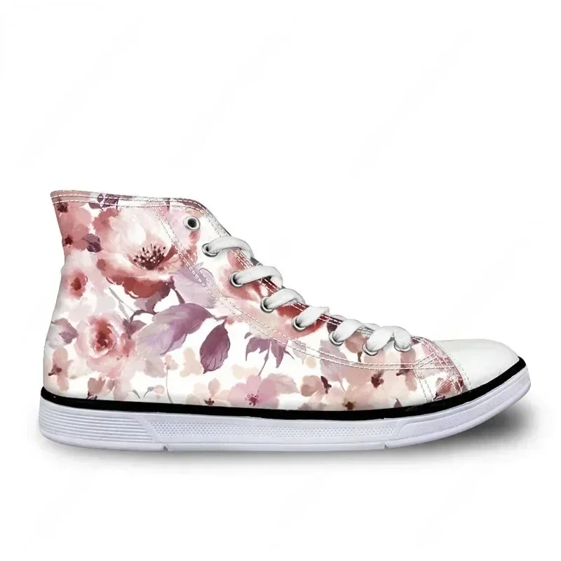 

Женские повседневные кроссовки с принтом «Голубь мира», высокие вулканизированные кеды на платформе, белые холщовые кроссовки для девушек, женские кеды Scarpe Donna