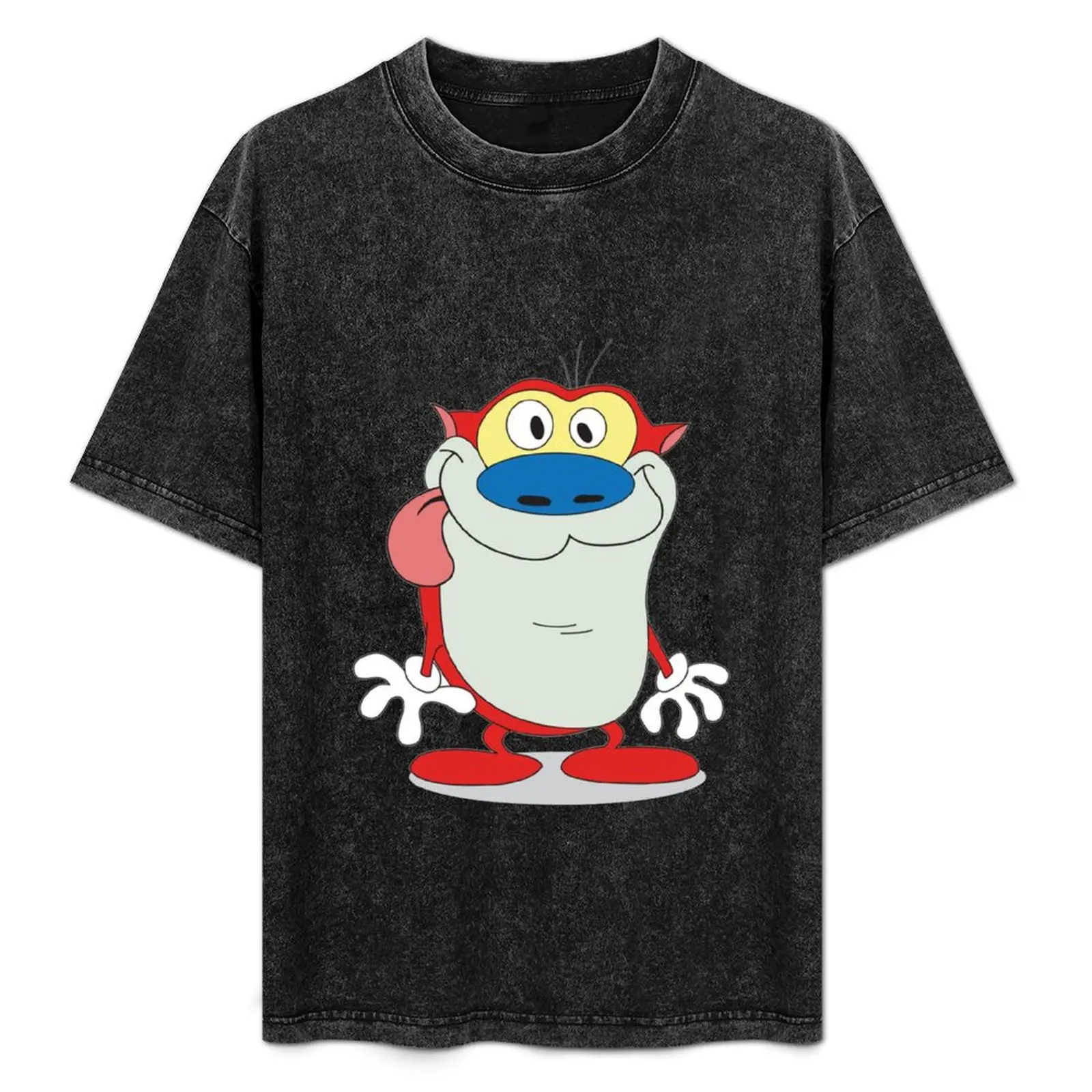 

Stimpson Stimpy J. Cat T-Shirt man t shirt graphic t shirts for slim fit shirt designer shirt summer T-Shirt