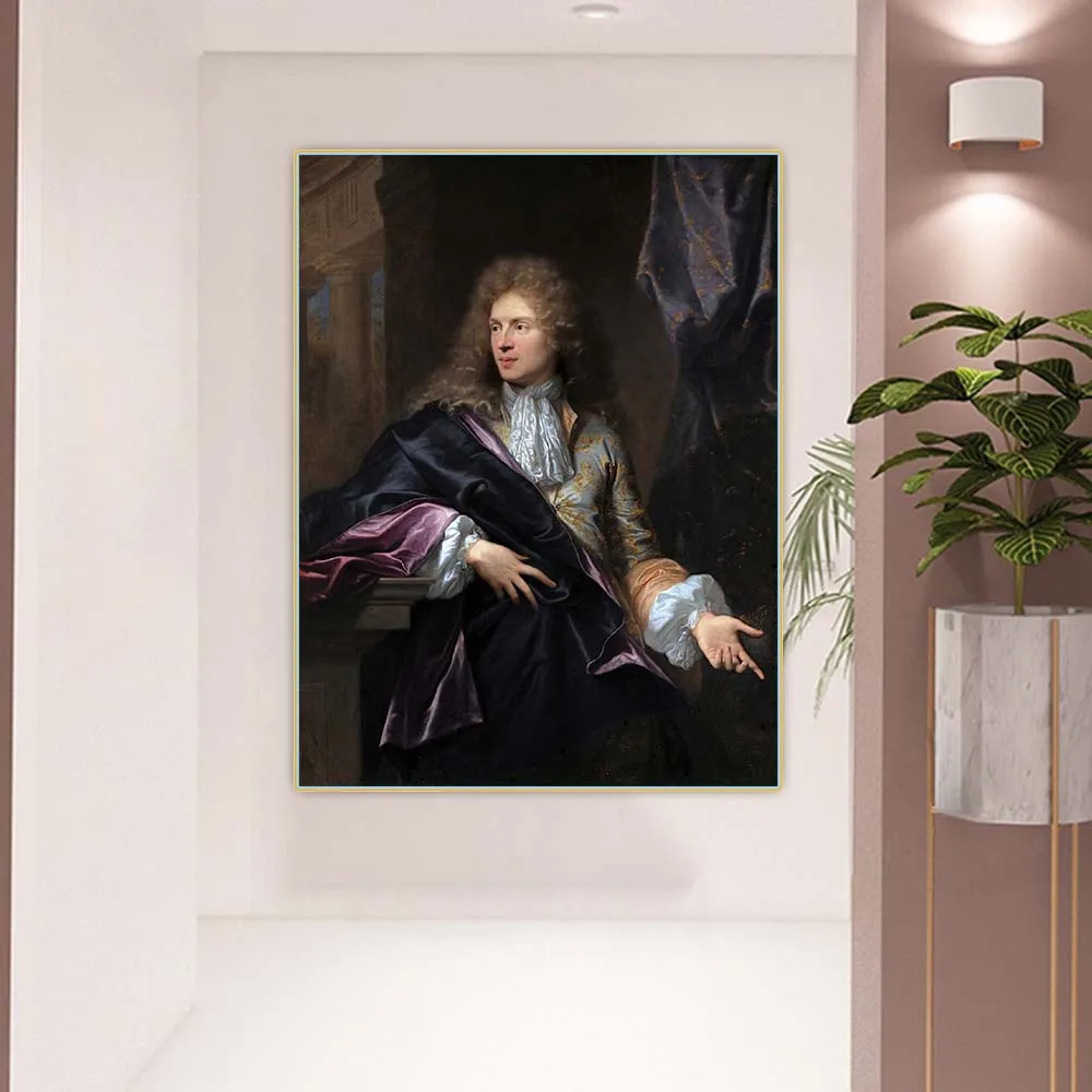 

Hyacinthe Rigaud " Pierre Vincent Bertin " Canvas Oil Painting Aesthetics Artwork Picture Backdrop Decor Home Decoration