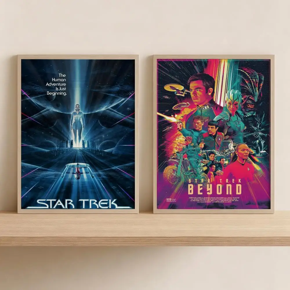 S-Star Trek  Movie Painting Calligraphy Modern Canvas Wall Art for Bedroom & Living Room | Home Decor Gift