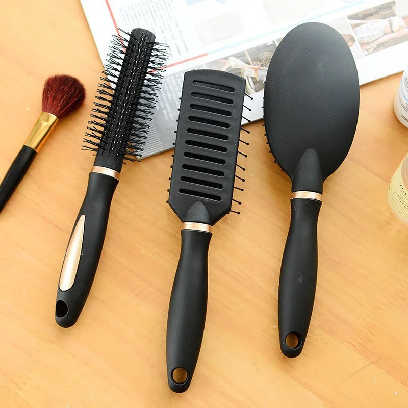 2022 Best Selling 3 Types Airbag Comb Oval Hair Comb Anti-static Hairdressing Curling Tool Multifunctional Massage Hair Brush