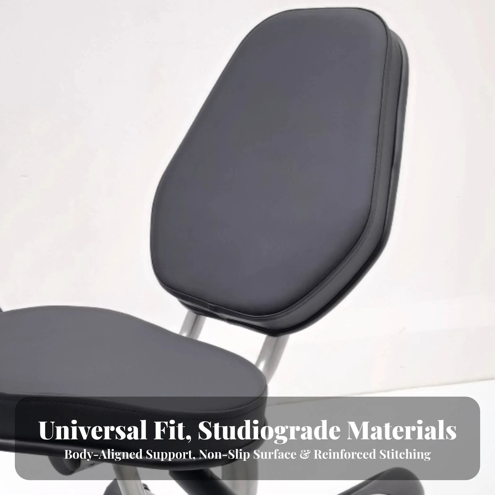 Backrest Comfortable Exercise Bike Backrest Cushion Padded Replacement for Home Gym