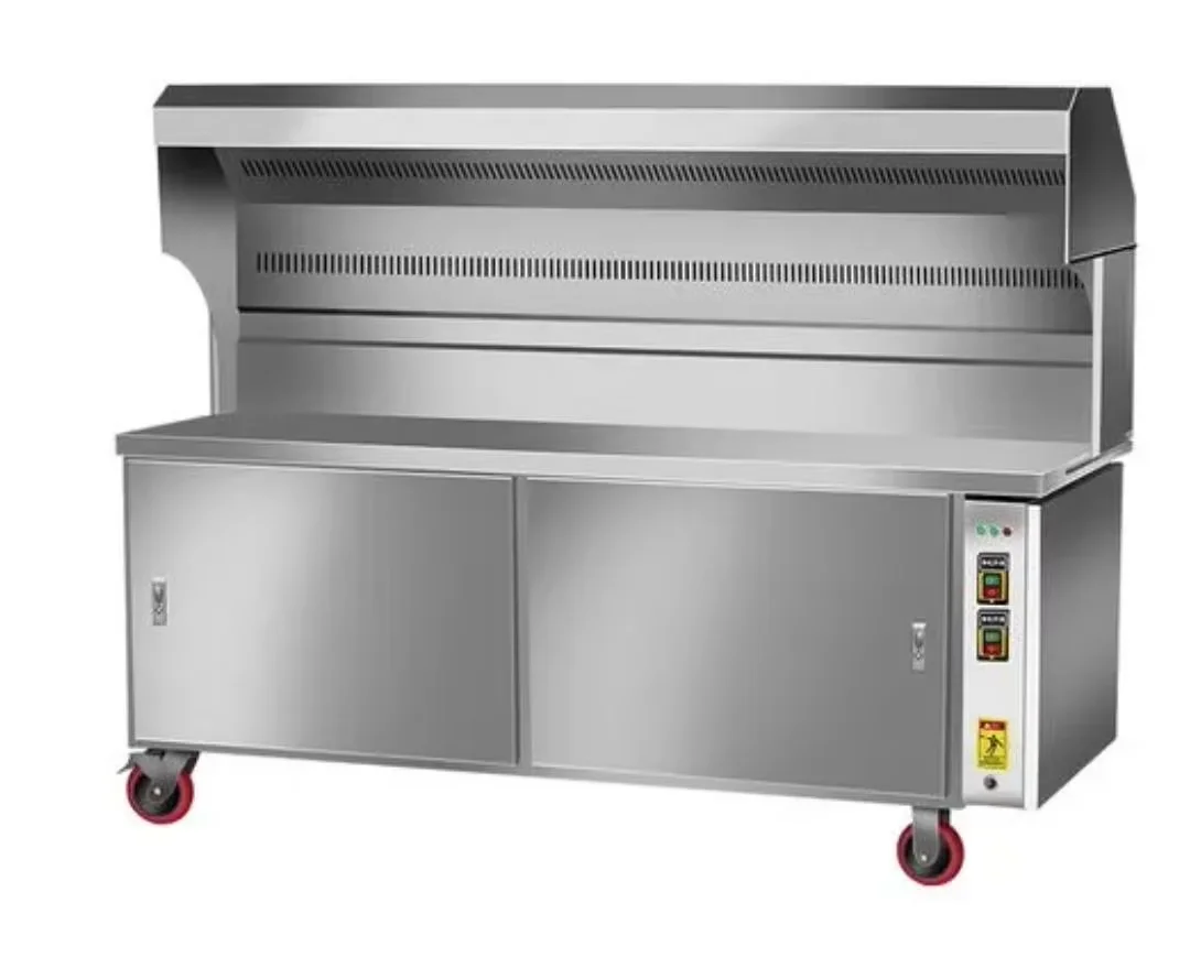 

2024 New Arrival Combined Smokeless Stainless Steel Barbecue Grill Truck