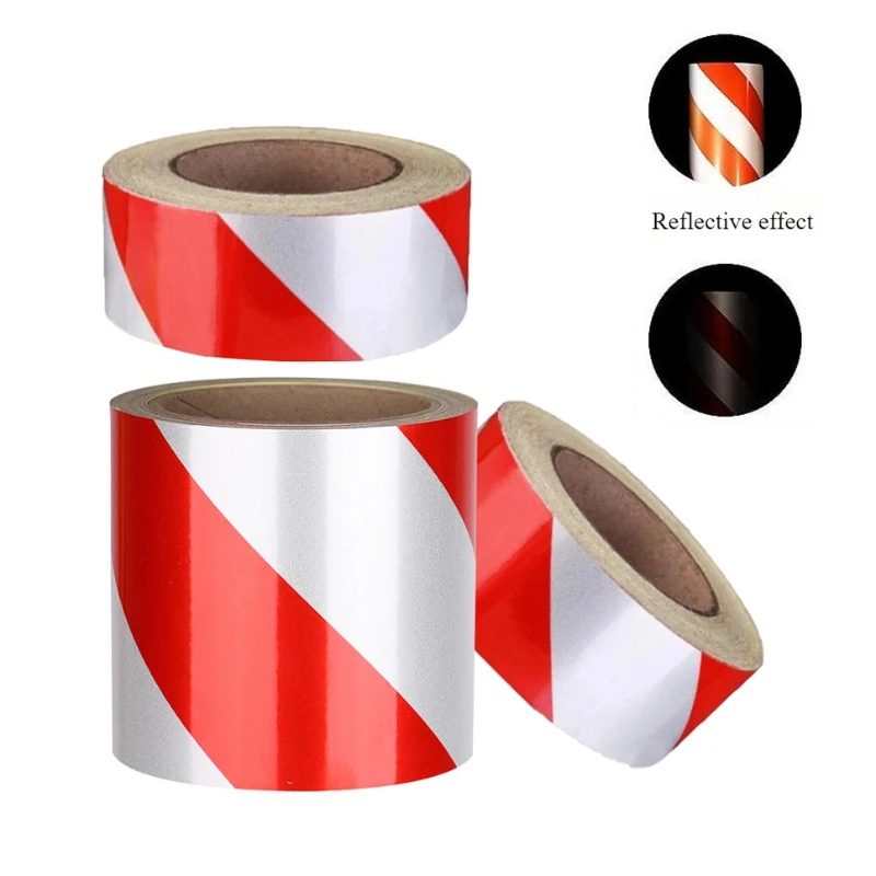 Reflecterende veiligheidstape Veiligheidsgordel voor buiten Beveiliging Glow Tape Verkeersveiligheid Reflectortape Reflecterend materiaal Gereedschap