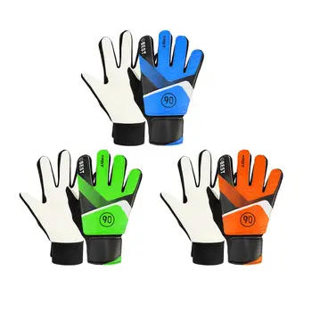 Goalkeeper Gloves for Kids Size 6 Nonslip Finger Protection Breathable Soccer Gloves High Performance Thickened Football Gloves