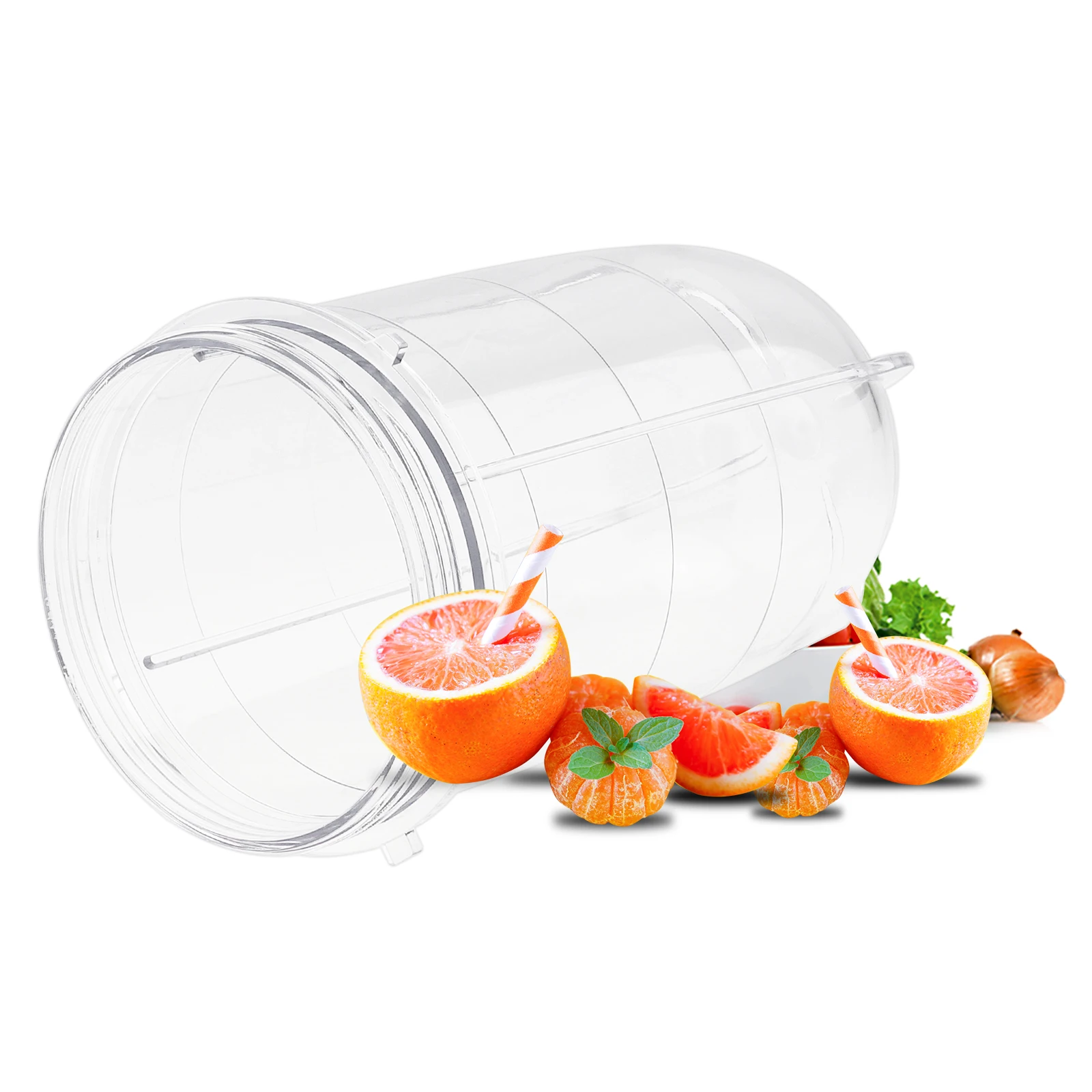 16OZ 250W Portable Transparent Juicer Mixer Cup Fit for Magic Bullet MB1001 Replacement Cup Juicer Accessories Tools