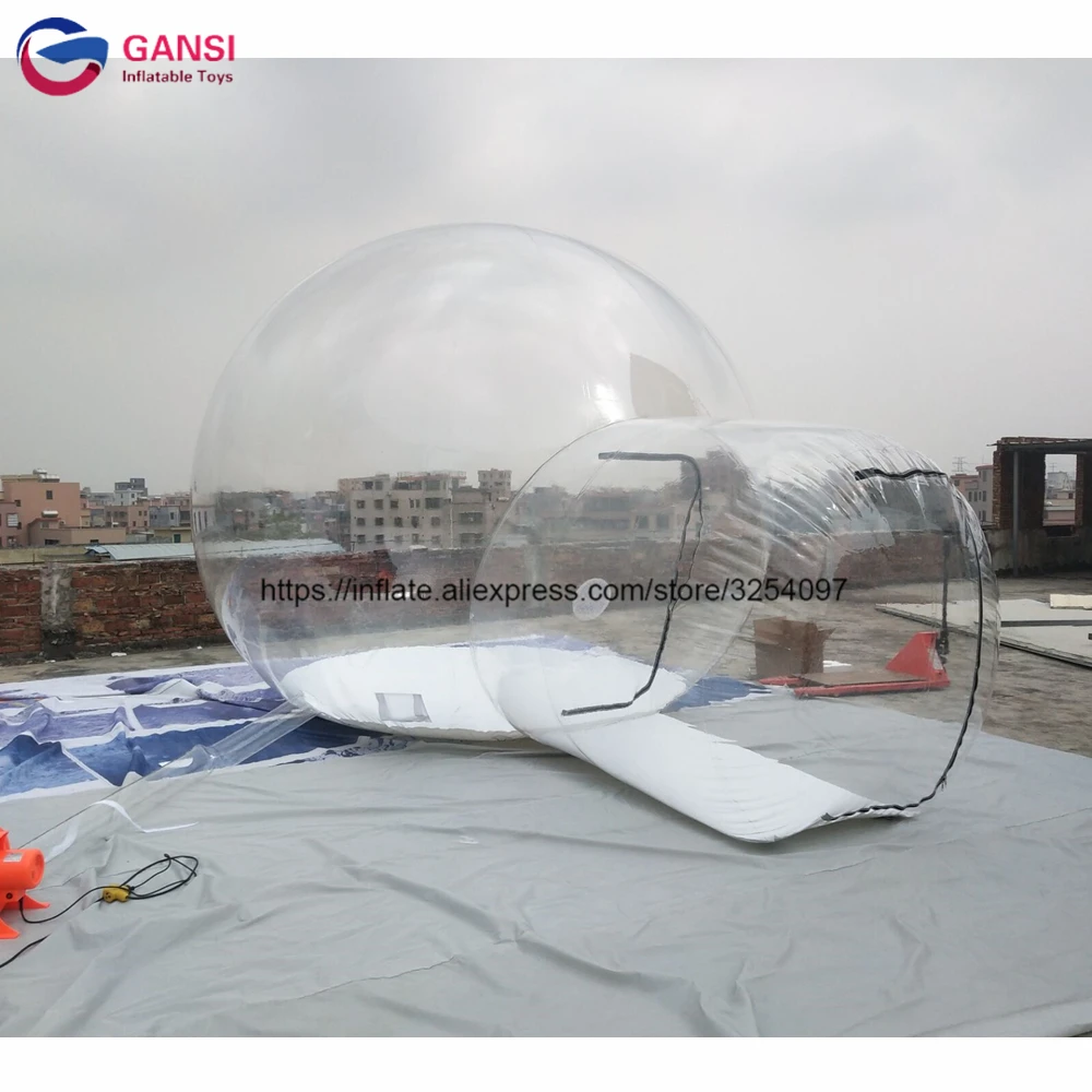 Tienda de campaña inflable para eventos al aire libre, lona de PVC, burbuja transparente para Hotel, barata