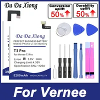 VerneeM5 VerneeThor VerneeT3Pro VerneeThorE Replace Battery For Vernee Mix 2 Mars Thor E Plus T3 Pro Apollo Lite M5 + Free Tools