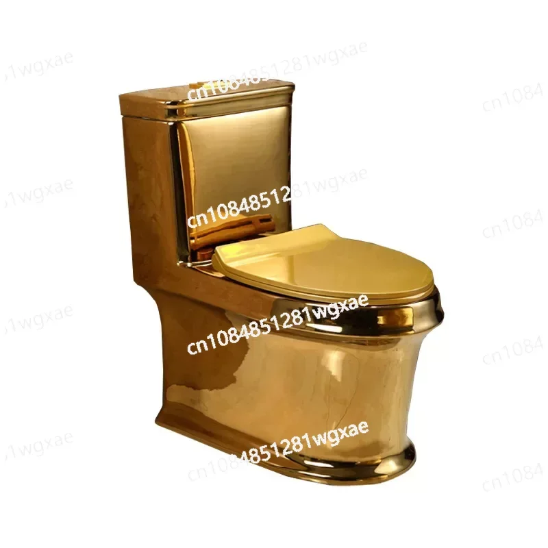 Electroplating of Golden Toilets To Produce Colorful Golden Water Closets