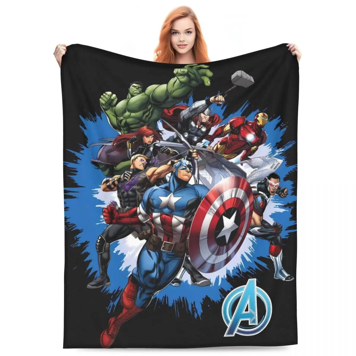 Warm Soft Blanket Travel Iron Man Bedding Throws Spiderman Flannel Bedspread For Living Room Novelty Sofa Bed Cover