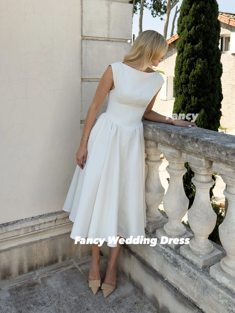 Elegancka suknia wieczorowa z dekoltem w kształcie litery O, w stylu saudyjskim, rozkloszowana suknia balowa, długość do kolan, sukienki na formalne okazje, szyte na miarę.