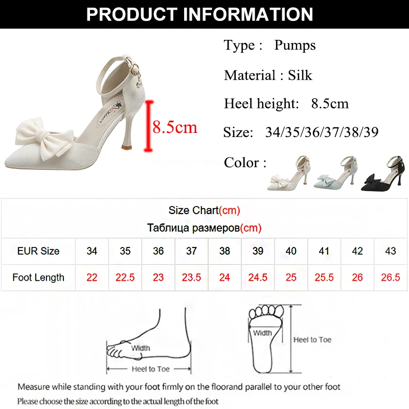 Rimocy Fashion Bowknot Ankle Strap Pumps Women 2024 New Silk Super High Heels Shoes Woman Sexy Thin Heeled Party Shoes Ladies