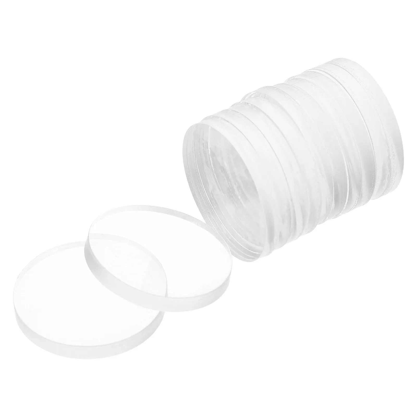 12Pcs Clear Silicone Glass Table Top Bumpers Anti Slip Disc Pads Rubber Foot Protector Furniture Cushion Non Slip Guard