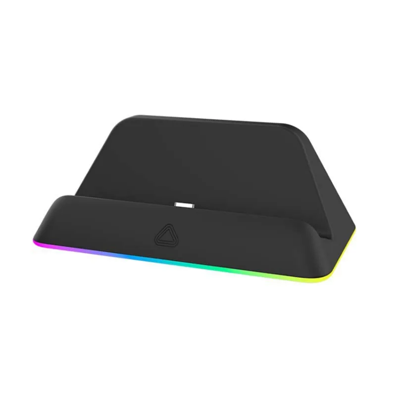 [B24B!】 Simple Charging Dock With RGB Light For For Switch 2 Console- Universal Design For Switch/OLED Game Systems