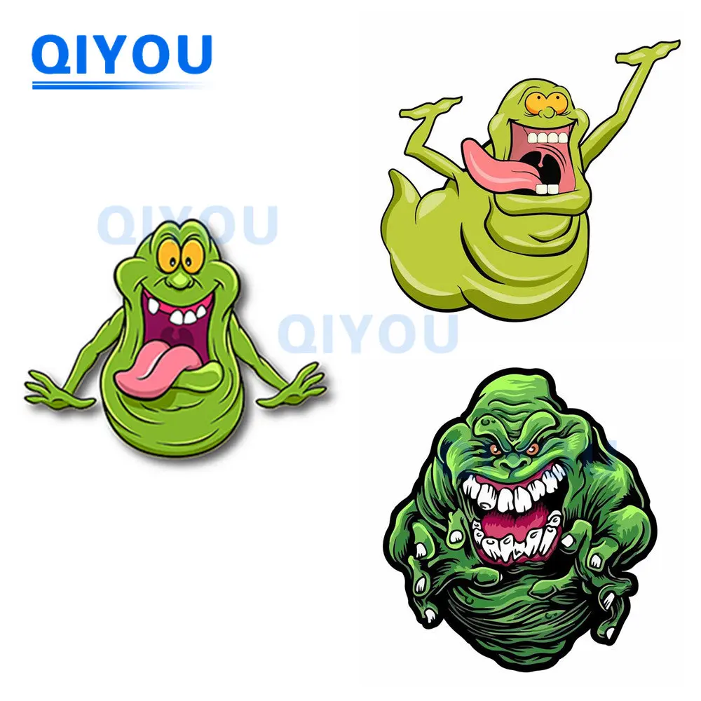 Personalized Body Decoration Slimer and GHOSTBUSTER Car Stickers for Die-cut PVC Decal for Car Body Windshield Pull Rod Boxes