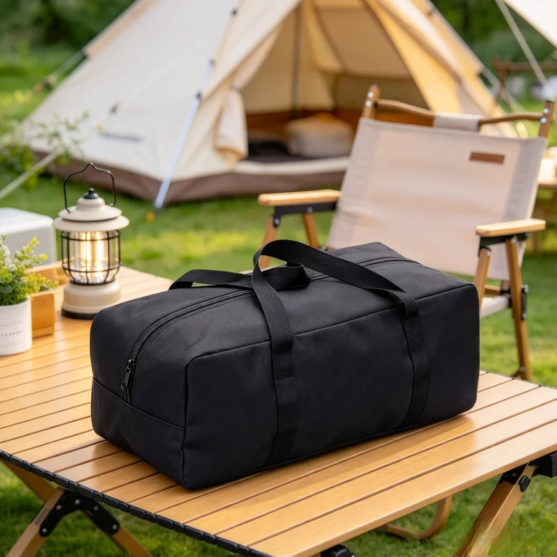 Oxford Cloth Large Storage Bag Multi-purpose Outdoor Tent Supplies Storage Pouch Portable Handbag for Camping Gear Organizing