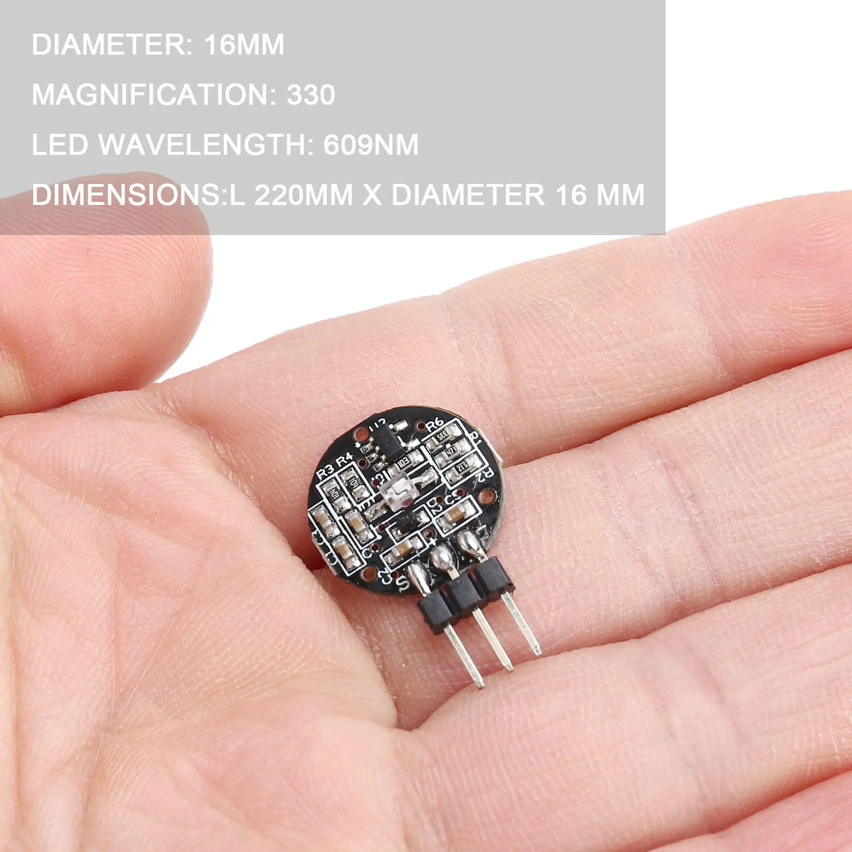 Sensor de pulso para Arduino Raspberry pi, PulseSensor de ritmo cardíaco, negro y rojo