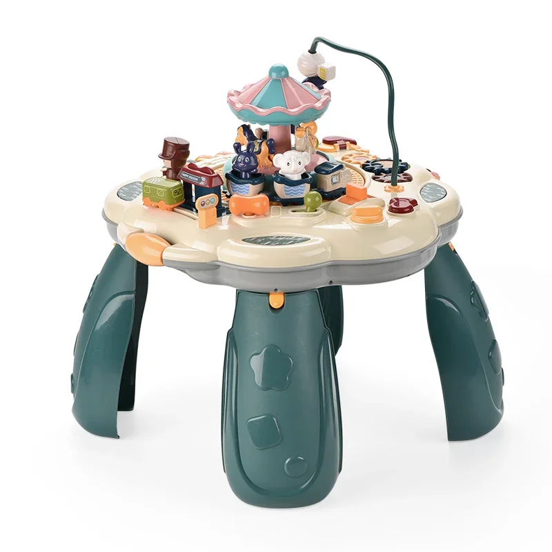 Early education baby smart game table children's plastic multi-functional music interactive children's learning table toys