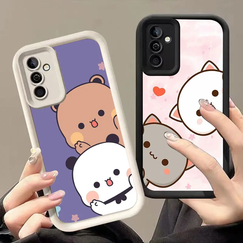 Cute BUBU  DUDU Phone Case For Samsung A13 A33 A34 A35 A52S A53 A54 A73 5G A12 A14 A15 A22 A23 A24 A25 A31 A32 A51 A71