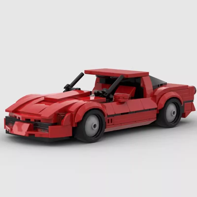 New in Corvetted C4 Chevroleted Speed Champions Sports Cars Building Blocks Bricks Set Kids Toys Gifts For Boys & Girls