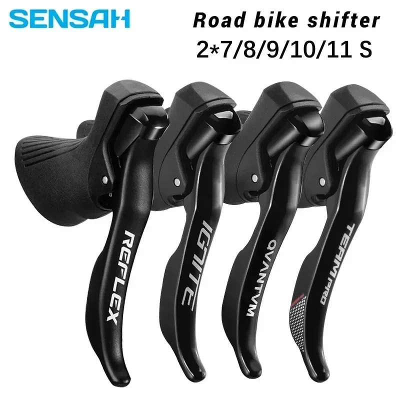 SENSAH Road Bike Shifter2x7 2x8 2x9 2x10 2x11Speed Brake Lever Bike Rear Derailleur for Shimano Sora Tiagra Claris cycling parts