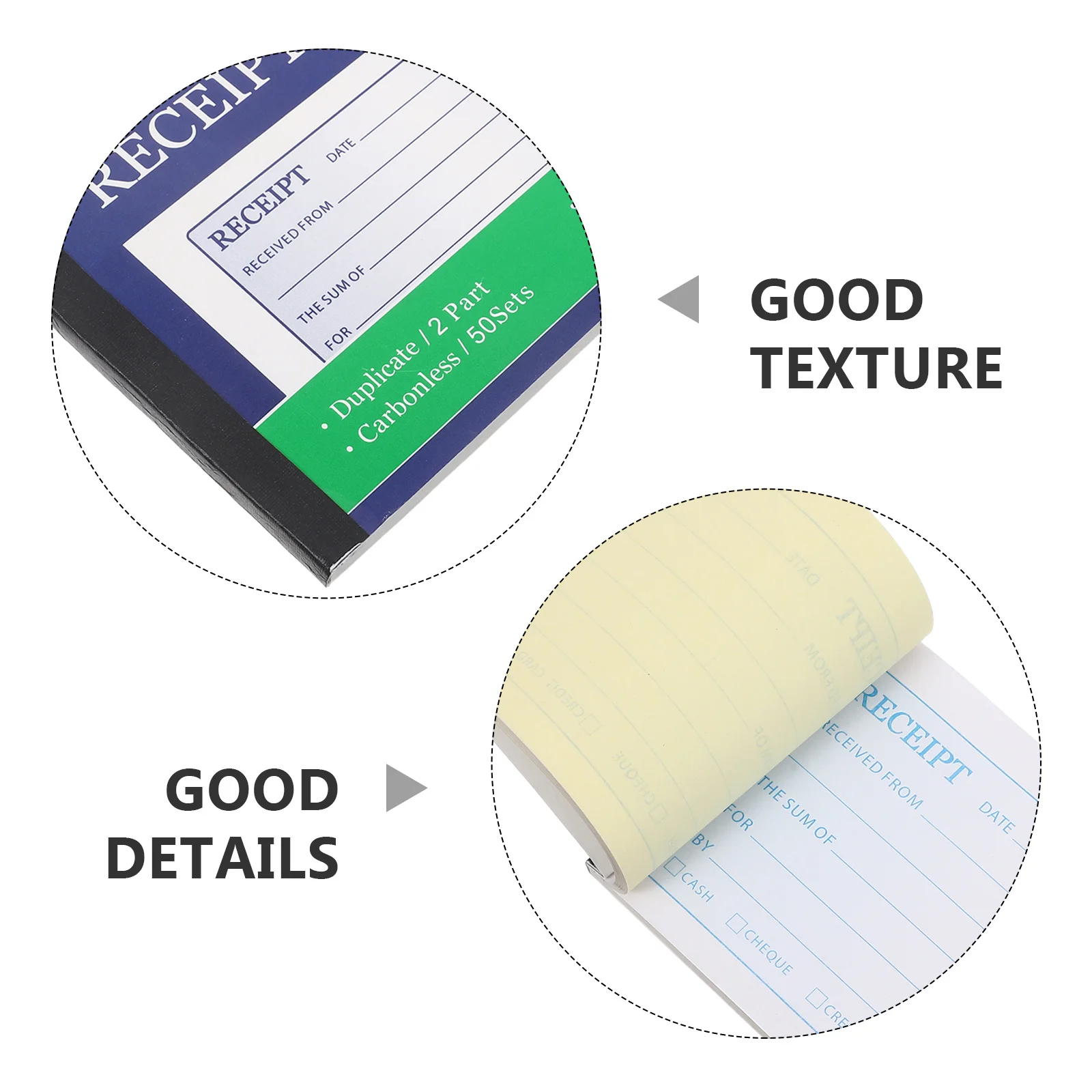 5 قطعة كتاب استلام نسخ للأعمال 2-جزء الطلب الوسادة فاتورة أشكال نظام مكررة توثيق نفقات الأعمال الصغيرة