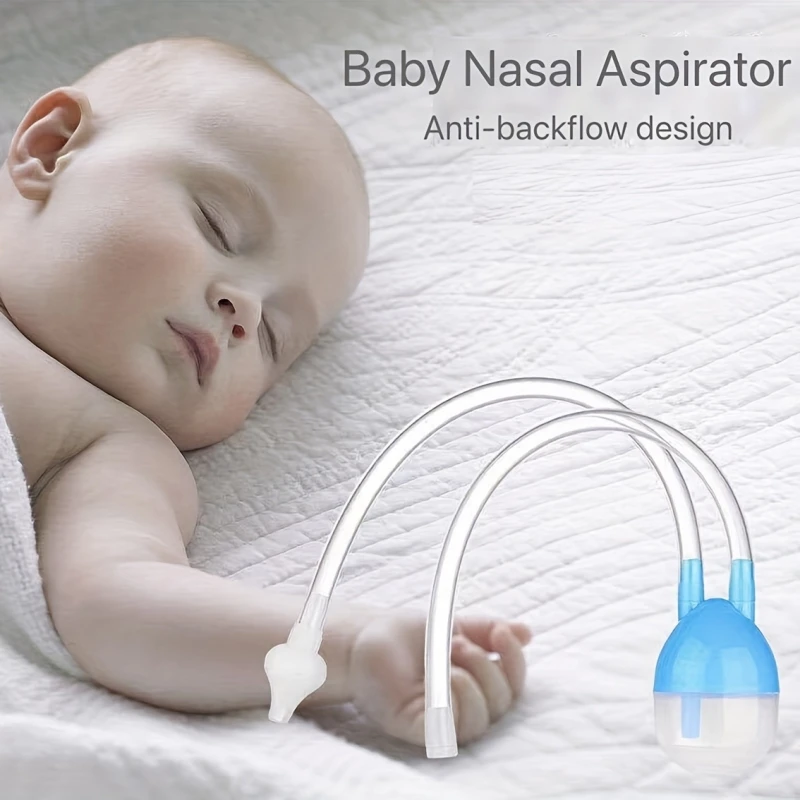 

Classic Baby Nose Cleaner, Silicone Mouth Suction Nasal Aspirator, Newborn Infant Anti-reflux Nasal Mucus Cleaner
