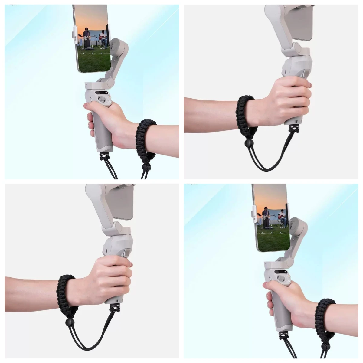 Handheld PTZ Phone Stabilizer, Wrist Strap, Pocket3 Anti-loss Rope, Selfie Stick Safety Lanyard, Anti-drop Accessory