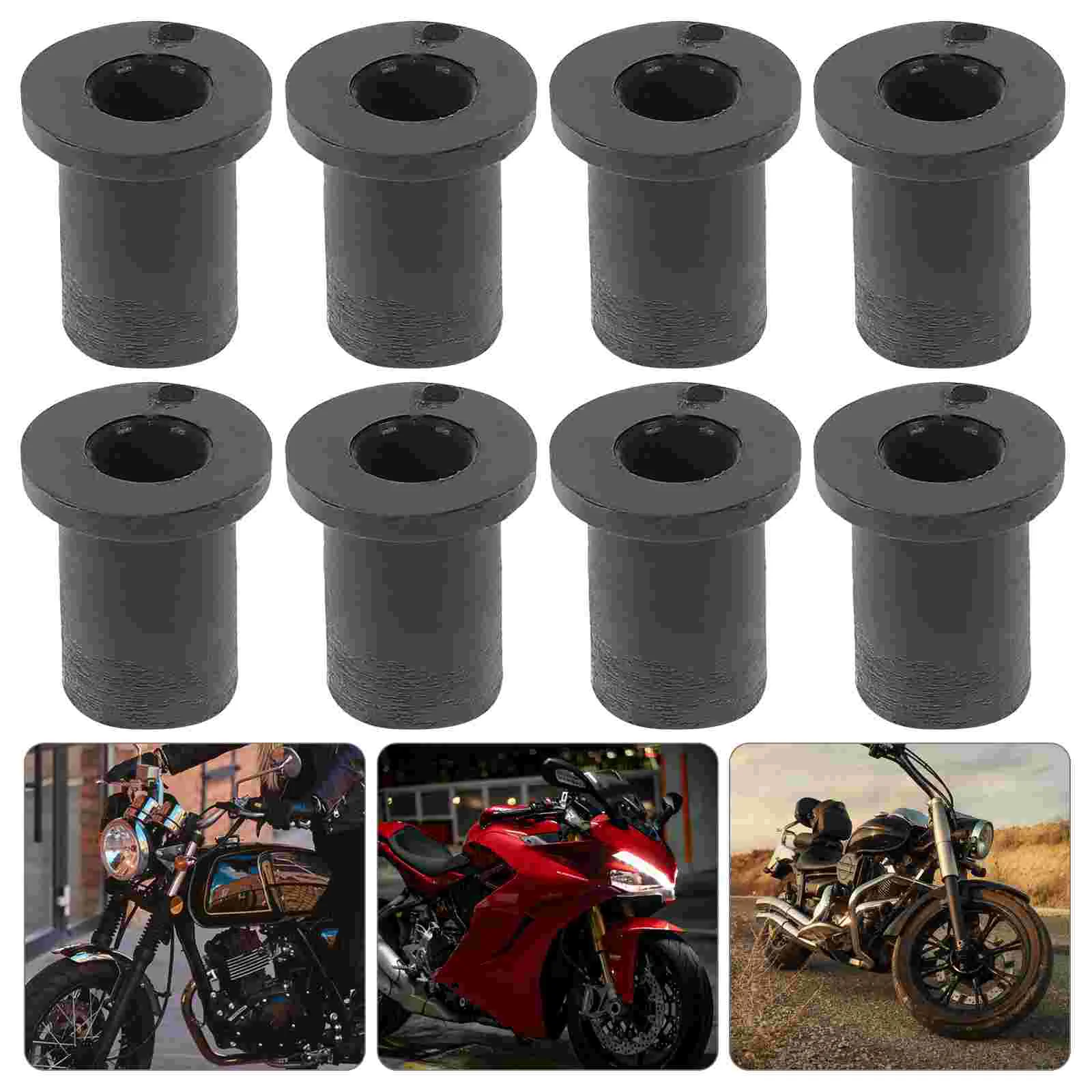 

25 Pcs Rubber Riveting Fastener Well Nuts Kit Motor Bike Expand Motorcycle Accessories with Insert Brass Windscreen